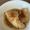 Yokchina's cooksnap of when they made レモンハニーマスタード　白身魚のムニエル.