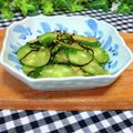 KBBキッチン☆'s cooksnap of when they made 時短！きゅうりのごま塩昆布和え.