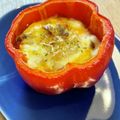 はるかぼ's cooksnap of when they made とろけるチーズ＆カレー味♪パプリカ肉詰め.