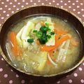 龍青空ママ's cooksnap of when they made 大好きな♡大根と人参の味噌汁.
