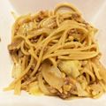 湘南usagi's cooksnap of when they made 春キャベツと納豆そぼろスパゲティ.