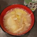 Hirarinn☆'s cooksnap of when they made おひとりさまの白菜で巣ごもり玉子風味噌汁.