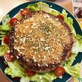 しろネコ's cooksnap of when they made 揚げずに作る！ドデカキャベツメンチ.
