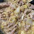 sato3★'s cooksnap of when they made ＊節約＊豚こまと白菜の甘辛たまごとじ＊.