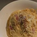 ほんだンショコラ's cooksnap of when they made 簡単！豆乳♡カルボナーラパスタ.