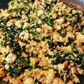 さな太郎's cooksnap of when they made 春菊あったらこれ！ツナと豆腐のそぼろ丼.