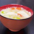 ☆GSSQHY☆'s cooksnap of when they made ツルプル☆すいとん入り味噌汁♪.