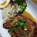 や～たん食堂's cooksnap of when they made 豚ロース厚切りの塩麹焼き☆おろしソース.