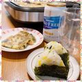 nakamucchi's cooksnap of when they made キンパ風おにぎり（チュモクパプ）.