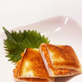 パインクリームソーダ's cooksnap of when they made お弁当に♡はんぺんの鮭マヨはさみ焼き.