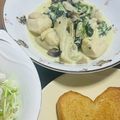 ほなち〜's cooksnap of when they made 低糖質☆鶏胸肉とほうれん草のカレー煮.