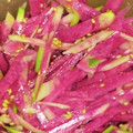 こももさん's cooksnap of when they made ちょっと箸休めに〜紅芯大根のナムル.