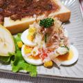 ぱふ's cooksnap of when they made “ポテサラコーンゆでたまご”.