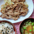 花時計咲いた's cooksnap of when they made 生姜焼き定食.