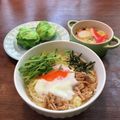 こつゆ514's cooksnap of when they made なめ茸うどん～温玉ぶっかけ.