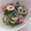 いたちゃん55's cooksnap of when they made 小松菜とちくわのカラシマヨ和え.