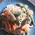 げんき1115's cooksnap of when they made 蓮根とスナップエンドウの辛子マヨサラダ.