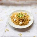 ころわんの母さん's cooksnap of when they made まぜるだけ！海苔とクリチの簡単パスタ.