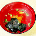 はちみつlove's cooksnap of when they made 簡単＊焼き海苔と梅干しの即席すまし汁.
