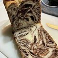 ほっほ's cooksnap of when they made 三つ編みチョコマーブルパン（ＨＢ使用）.