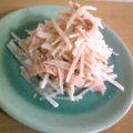 ねっちゃんっ's cooksnap of when they made わさびでピリリ☆サッパリ大根サラダ.