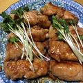 COCO&Mo-'s cooksnap of when they made ウドの豚肉巻き.