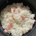 kumasan♪'s cooksnap of when they made カニカマ昆布茶の混ぜご飯♫おにぎりでも.