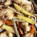 リクック's cooksnap of when they made ささみとごぼうの甘辛ダレ☆.