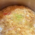 はると碧りんご's cooksnap of when they made カニ玉風たまごスープ.