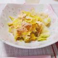 ぱふ's cooksnap of when they made 簡単☆白菜とツナの玉子とじ.