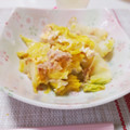 ぱふ♪'s cooksnap of when they made 簡単☆白菜とツナの玉子とじ.