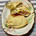 悠愛らぶ☆'s cooksnap of when they made ハム&チーズ入り　薄揚げ焼き巾着.