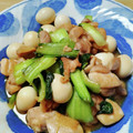 およめサン婆's cooksnap of when they made 鶏もも肉と青梗菜のオイスターソース炒め.