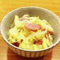 かなりんココりん's cooksnap of when they made ✿きゃべつとソーセージのホット♡サラダ✿.