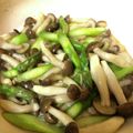 milsalud's cooksnap of when they made 10分レシピ！しめじとアスパラの味噌炒め.