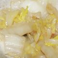 ヨシヨッシー's cooksnap of when they made 白菜だけのめんつゆバター炒め.