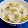 やよい・M's cooksnap of when they made 炊飯器で簡単！！あおばた豆ご飯.