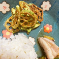 あたむ❤189's cooksnap of when they made 絶品☆アボカドと揚げ蓮根のぱりぱりサラダ.