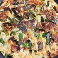 しましまもっぷ's cooksnap of when they made 豆腐で作る◎キムチーズチヂミ◎ヘルシー.