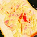 柚子♡⸝⸝⸝'s cooksnap of when they made ベーコンエピ風トースト♪マスタードなし☆.
