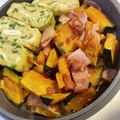yu🐓's cooksnap of when they made かぼちゃとベーコンの【炒め物】.