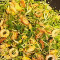 4kidsゆりみんか's cooksnap of when they made 簡単に♪ちくわと豆苗の卵とじ.