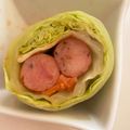 ｍａｃｏ's cooksnap of when they made お弁当★レンチン・キャベツでウィンナー巻.