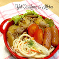 YUH♡ママ's cooksnap of when they made 豚こまとポテトのハニーマスタード炒め.