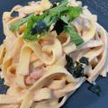 わたるんママ's cooksnap of when they made 濃厚☆明太子クリームパスタ.