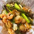 ちゃまたまご's cooksnap of when they made 簡単❗シーフードアヒージョ.