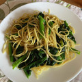 クック49L4Ho☆'s cooksnap of when they made 冷凍キノコとほうれん草の和風パスタ.