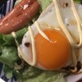 ベティ３'s cooksnap of when they made 超簡単目玉焼きとウインナー丼☆.