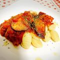 ayapon611's cooksnap of when they made なすとベーコンのトマトソース　ニョッキ♡.