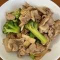 ゆこひな's cooksnap of when they made ブロッコリーと豚肉とエリンギの炒めもの.